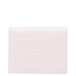 Prada Embossed Logo Saffiano Wallet